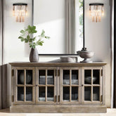 Ryan Triangular Crystal Sconce 15"H